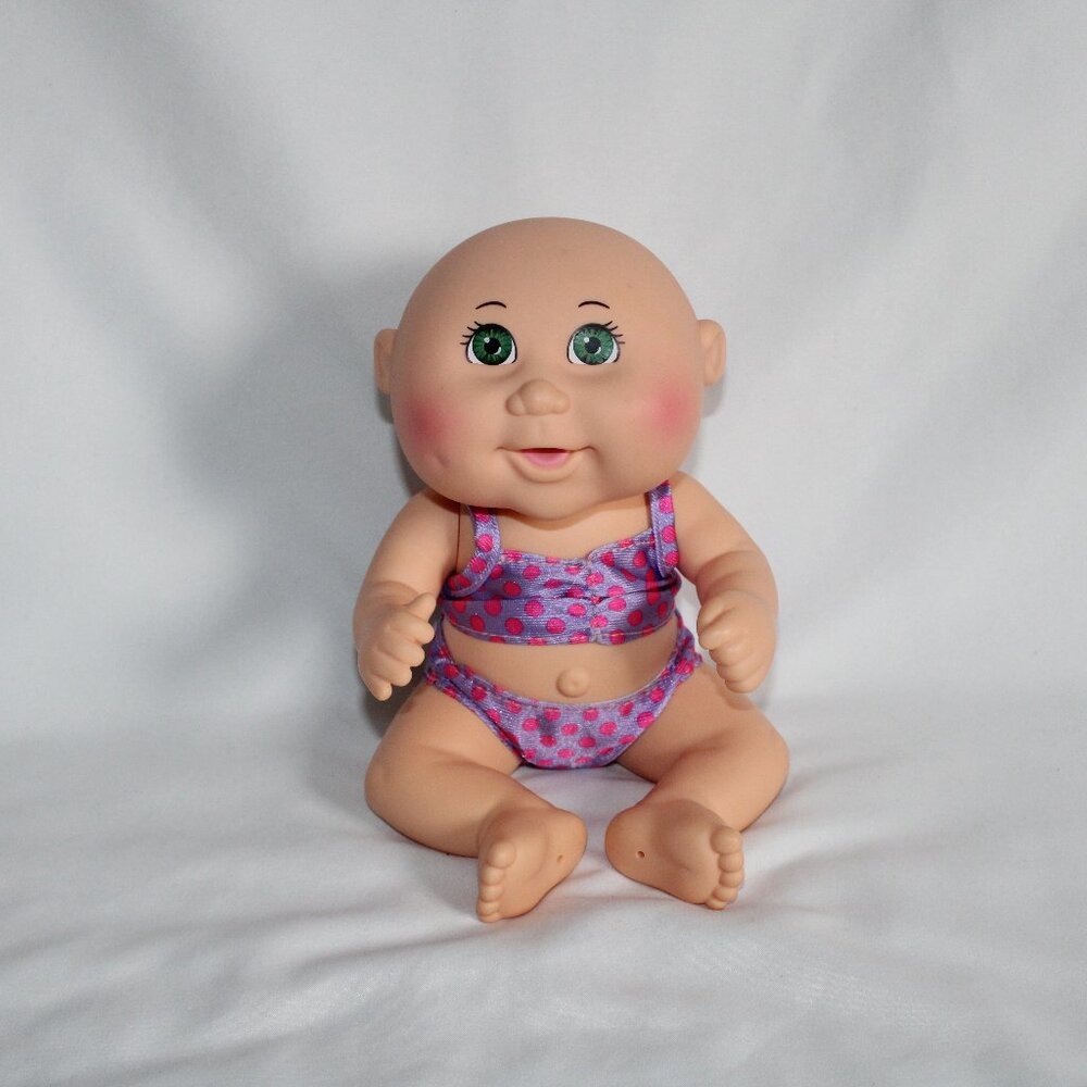 2015 Cabbage Patch Newborn with Purple Pink Bikini Swimsuit WCT-61TN
